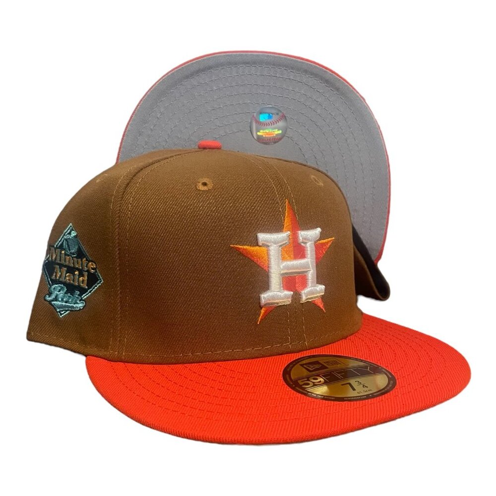New Era Houston Astros 59FIFTY Fitted Hat Cap Minute Maid Park